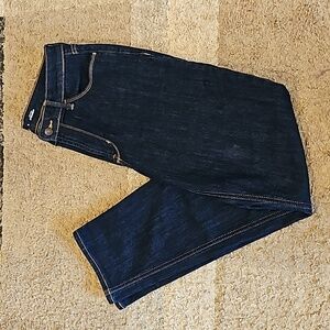 NWOT Old Navy Woman's High-Rise Straight Dark Wash Denim Jeans. Sz: 8
